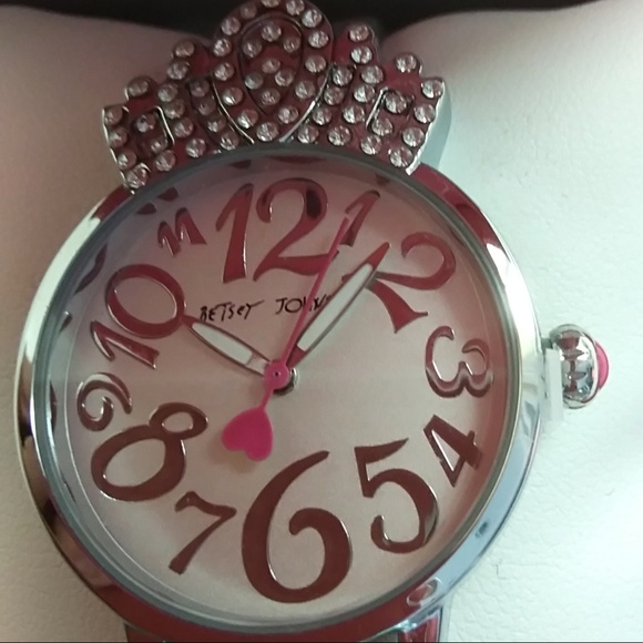 Betsey Johnson New Gray Princess Watch